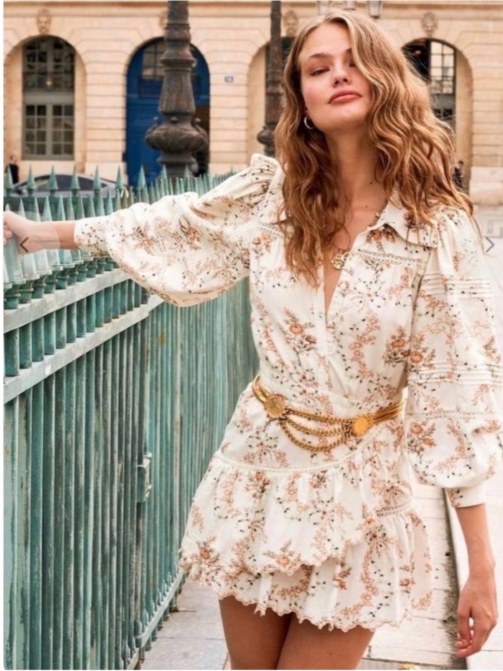 NWT Loveshackfancy Dubov Mini Dress Max  Size M 20 PTP 33.5L Retail $395